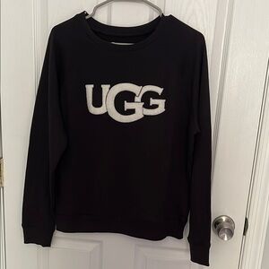 UGG Black and White Logo Sweatshirt